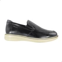 Sapato Casual Pegada Masculino em Couro Preto