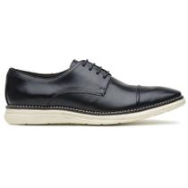 Sapato Casual Preto Em Couro 14515 Sapato Casual Preto Em Couro 14515
