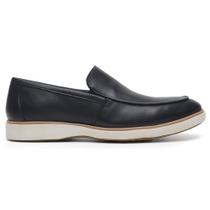 Sapato Casual Preto Em Couro 57996 Sapato Casual Preto Em Couro 57996