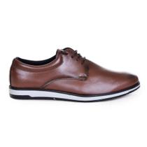 Sapato Casual Social Masculino Com Cadarço Confortável e Leve Top Qualidade NL204