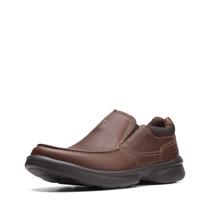 Sapato Clarks Bradley Free Loafer para homens em couro bronzeado