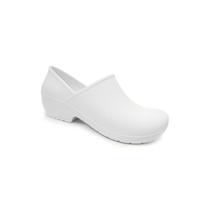 Sapato clog feminino susi 1441-900 - boa onda - branco/gelo