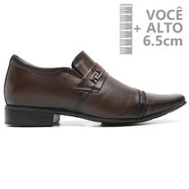 Sapato com Salto Interno Jota Pe Marrom 82351 Sapato com Salto Interno Jota Pe Marrom 82351
