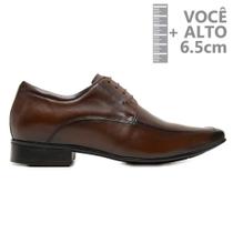 Sapato com Salto Interno Jota Pe Marrom 82403 Sapato com Salto Interno Jota Pe Marrom 82403