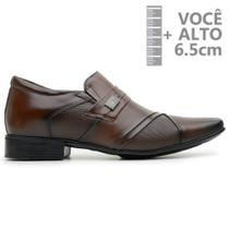 Sapato com Salto Interno Jota Pe Marrom 82404 Sapato com Salto Interno Jota Pe Marrom 82404