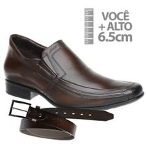 Sapato com Salto Interno Jota Pe Marrom Air + Cinto 71354 Sapato com Salto Interno Jota Pe Marrom Air + Cinto 71354