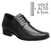 Sapato com Salto Interno Jota Pe Preto Grow 71353 P