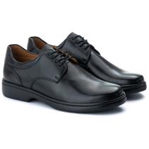 Sapato Comfort Masculino Social Preto