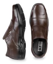 Sapato Confort de couro legitimo Masculino Recortes