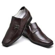 Sapato Confortável de Couro Masculino 005 - Linha Conforto