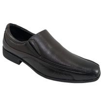 Sapato Conforto Couro Pipper Tradicional Masculino - Marrom - 40