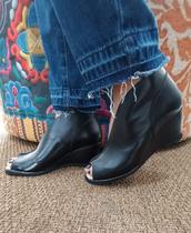 Sapato Corte A Laser Preto Sapato Corte A Laser Preto