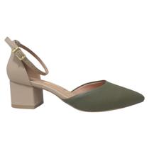 Sapato Da Vizzano Bico Fino Plataforma Salto Bloco - 1220.317