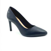 Sapato Dakota Scarpin Couro Salto Fino Preto 5051