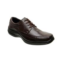 sapato de amarrar masculino couro legítimo casual sola borracha macia