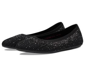 Sapato de balé Skechers Cleo 2.0-Glitzy Daze feminino preto 6.5