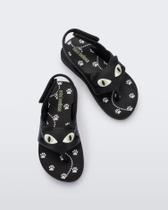 Sapato de Bebê - Sandália Mini Melissa Teeny - Preto/Branco