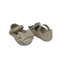 Sapato de Bebe Sapatilha Laço Salomé Infantil Menina RN Manozinhos Baby Ref.0039-14