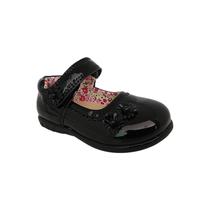 Sapato de couro envernizado para menina, casual, formal, semiformal, preto - Lightbek Official Store