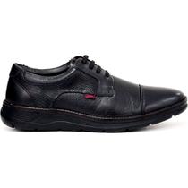 Sapato de Couro Ferracini Fluence 5555-559H Preto Masculino