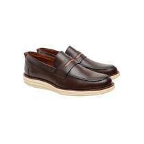 sapato de couro legitimo masculino mocassim ajustavel casual social conforto 37 ao 44