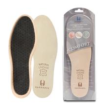 Sapato de couro sem meias Insoles H HANDARTE, vestido fino para homens e mulheres