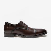 Sapato de Couro Smart Comfort Madison Hi-Soft 32 Marrom Cadarço Sapato de Couro Smart Comfort Madison Hi-Soft 32 Marrom Cadarço