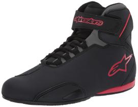 Sapato de Motocicleta Alpinestars Sektor para Homens - Preto/Cinza/Vermelho