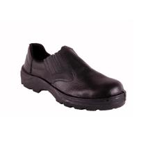 Sapato de Segurança baixo de Elástico Preto com bico pvc Primavera - CA:20212