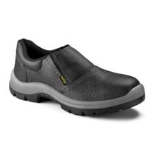 Sapato De Segurança Elástico Preto Solado Bidensidade Biqueira Pvc Ca 44644 Bellga