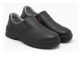 Sapato de segurança Em Couro Conforto Epi Sv62 Bico PVC