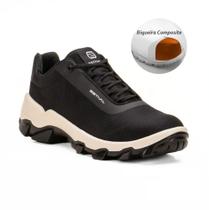 Sapato de Segurança Hybrid Move Black Estival - Bico Composite - Preto - HB10003S1BK - CA 47750 Sapato de Segurança Hybrid Move Black Estival - Bico Composite - Preto - HB10003S1BK - CA 47750