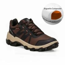 Sapato de Segurança Hybrid Smart Brown Estival - Marrom - HB30003S1BW - Bico Composite - CA 47823