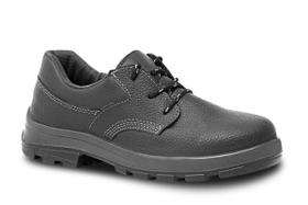 Sapato de segurança usafe cadarço preto solado pu bidensidade bico plástico ca 41858