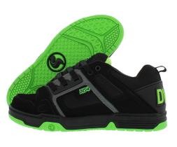 Sapato de skate DVS Comanche para homens Black Charcoal Lime tamanho 12