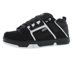 Sapato de skate DVS Comanche preto/branco Nubuck tamanho 9