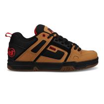Sapato de skate DVS para homens bronzeado/preto/vermelho tamanho 8.5 Sapato de skate DVS para homens bronzeado/preto/vermelho tamanho 8.5
