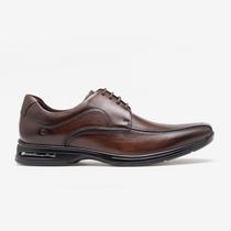 Sapato Democrata 448026 Air Spot Conforto Couro Amarrar
