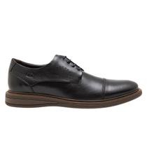 Sapato Democrata Casual Social Couro Masculino Preto
