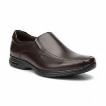 Sapato Democrata Couro Masculino Tabaco Design Moderno - Sapato Democrata Couro Masculino Tabaco Design Moderno -