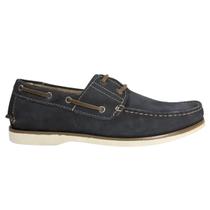 Sapato Democrata Docksider Casual Masculino Navy Tabaco