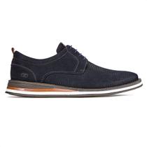 Sapato Democrata Metropolitan Type C/ Cadarço Azul Marinho - Masculino