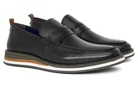 Sapato Democrata Type Loafer Couro Legítimo Conforto 272103