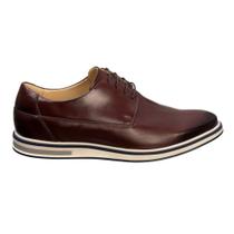 Sapato Derby Casual em Couro Sapato Casual Masculino Sapato Derby Casual em Couro Sapato Casual Masculino