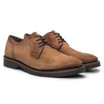 Sapato Derby Masculino Couro Camurça Conforto Casual Sapato Derby Masculino Couro Camurça Conforto Casual