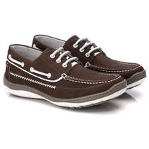 Sapato Dockside Comfort Masculino em Couro Chocolate - Ranster