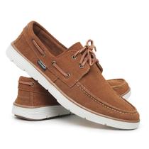 Sapato Dockside Mocassim Casual Masculino Em Couro