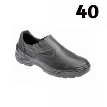Sapato Elástico Mono Nr40 Preta Linha Conforto