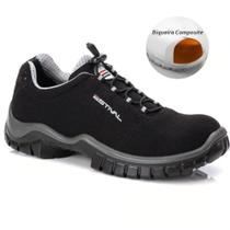 Sapato EN10023S2 Bota Segurança Microfibra Bico Composite Estival diversas cores com CA 42.554