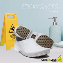 Sapato eva anti derrapante sticky shoes branco tamanho 39